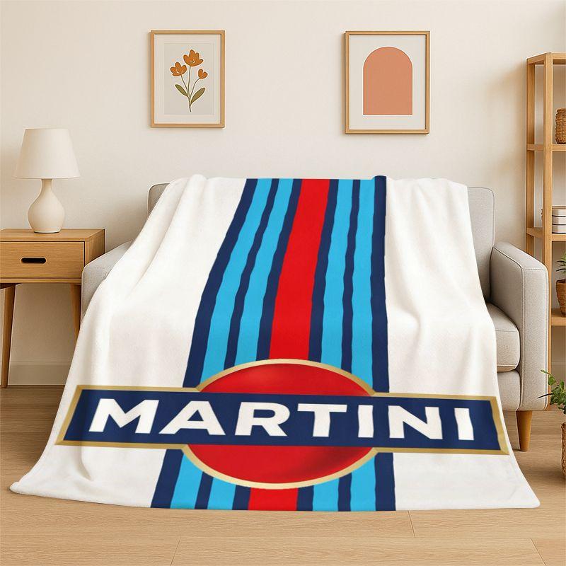 Racing Car M-Martini Moto Soft Flannel Throw Blanket,Cozy Blanket for Bed,Couch,Sofa,Bedroom,Living Room,Travel,Picnic Kids