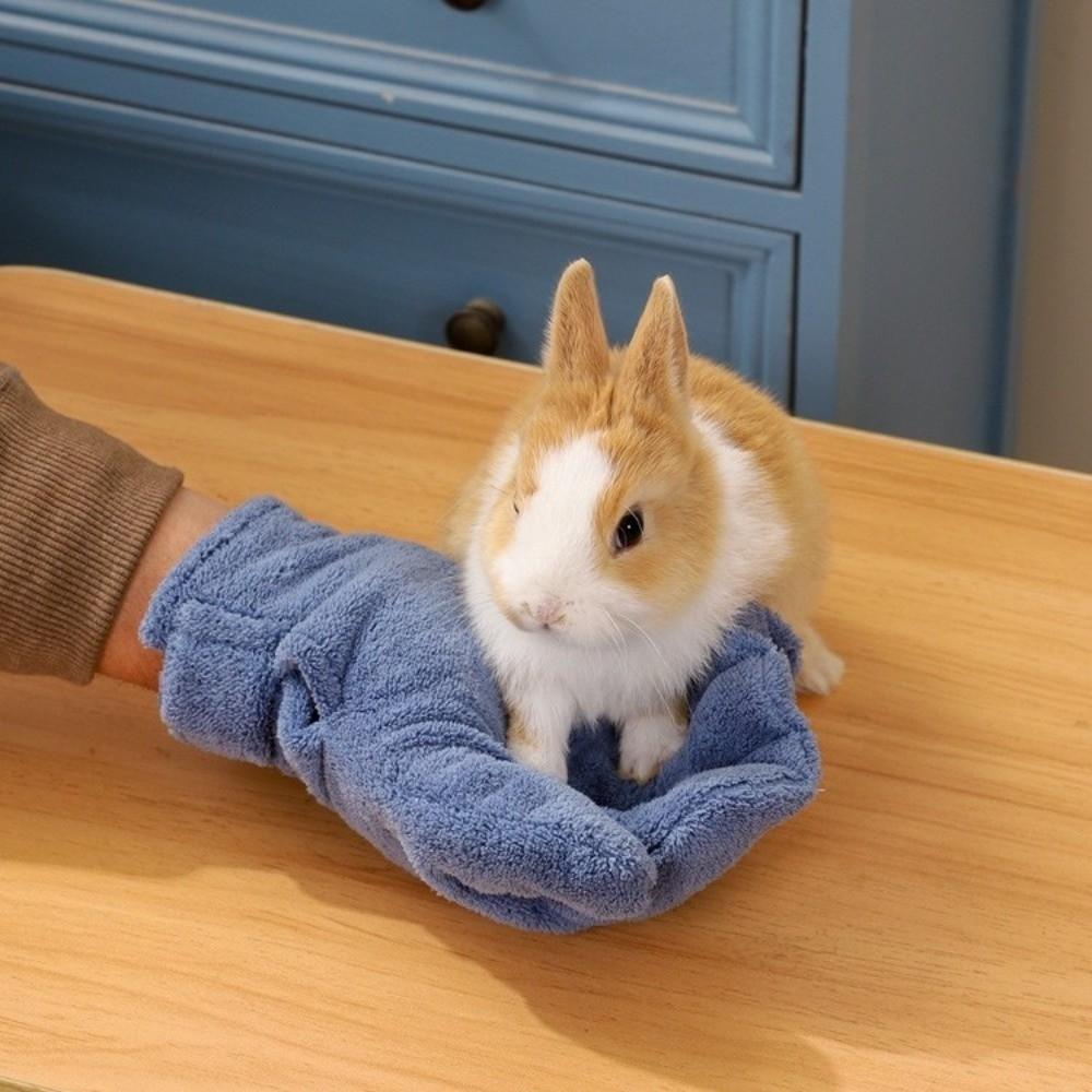 Soft Anti-Bite Gloves Bite Resistant Hamster Calming Glove Pet Interactive Gloves  Pet Care