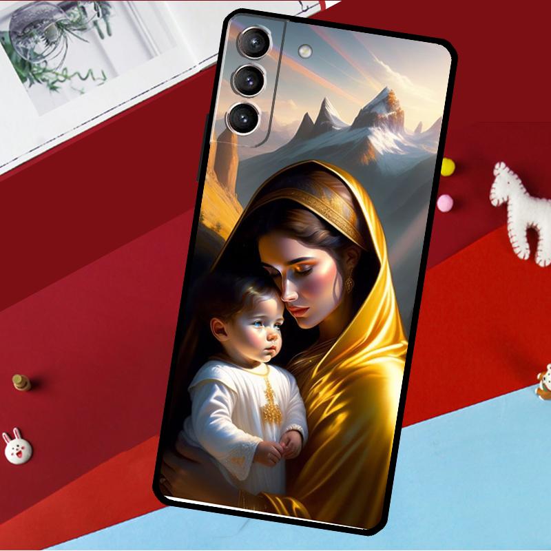 Virgin De Guadalupe Virgen Mary Funda For Samsung Galaxy S26 S25 S24 S21 S22 S20 Ultra S9 S10 Plus S23 FE S25 FE Phone Case