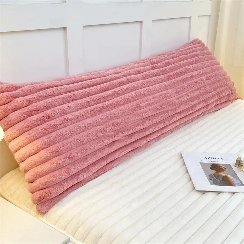 

1PCS Rabbit plush pillowcase milk plush long pillowcase extended strip flannel pillowcase does not contain pillow core 30x50cm 1pcs