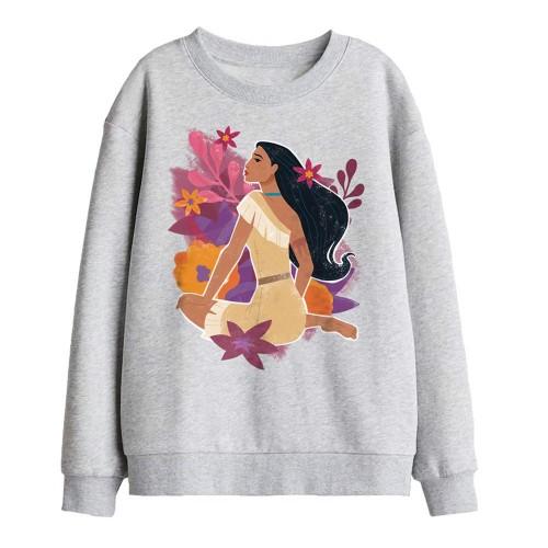 Pocahontas Childrens/Kids Flowers Sweatshirt