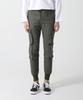Jikeulib Elastic Waist Flap-To-Pocket Stretch Jogger Pants