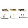 Individual Single Bridge Saddles for 6 String Guitar Bridge Set Single Individual Bridge Saddles Tailpiece with Screws