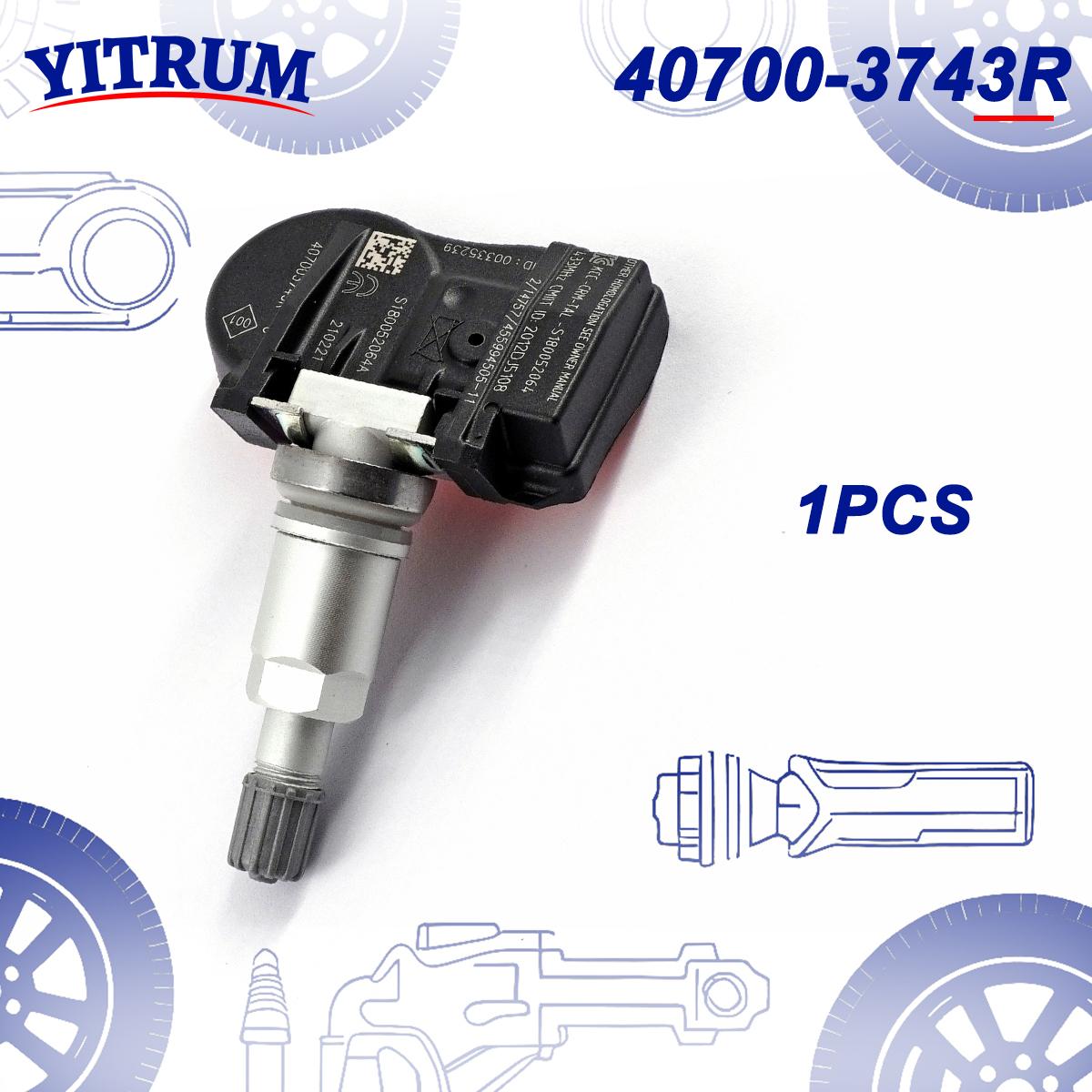 

40700-3743R TPMS Tire Sensor For Renault Fluence Laguna Megane Scenic III Latitude Spider Zoe Renault Samsung SM3 ZE SM5 SM7 1PCS