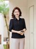 Elegant Spring Knit Top for Mature Women - Fashionable, Age-Reducing, Comfortable Long Sleeve