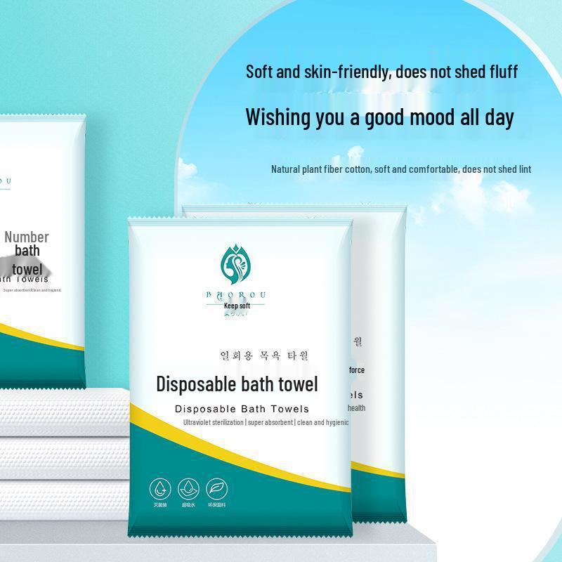 Einzeln verpackte extra große komprimierte Einweg-Reisehandtücher