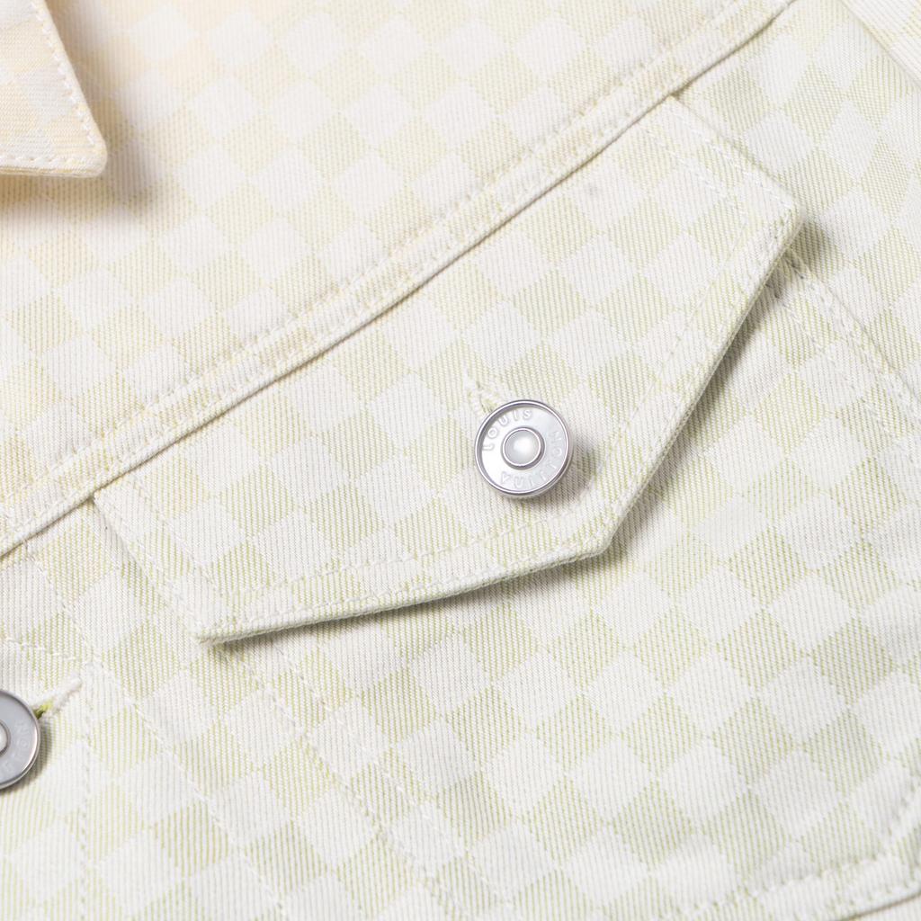 Lv Damier Gradient Jacquard Denim Jacket 1AGTET
