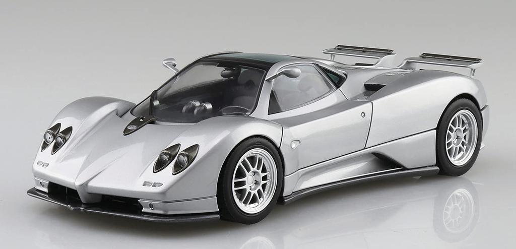 Aoshima Bunka Kyozaisha Řada Supercar Pagani Zonda C12S Plastikový model 1/24 č.7 '00