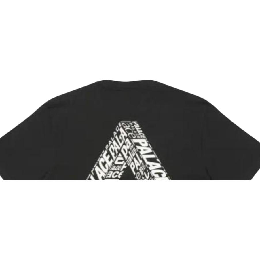 Palace Ultimo Series Tri-Text T-Shirt With 3D Triangle Logo Print Unisex Tops Black PAL-FW22-451