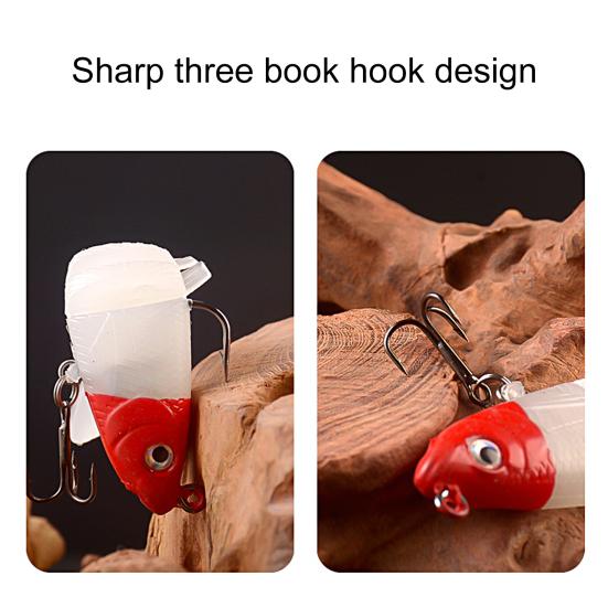 9cm 17g Angelköder 3D Fischauge Scharfer Haken Erhöhte Fangrate Langlebiges Simulationsdesign