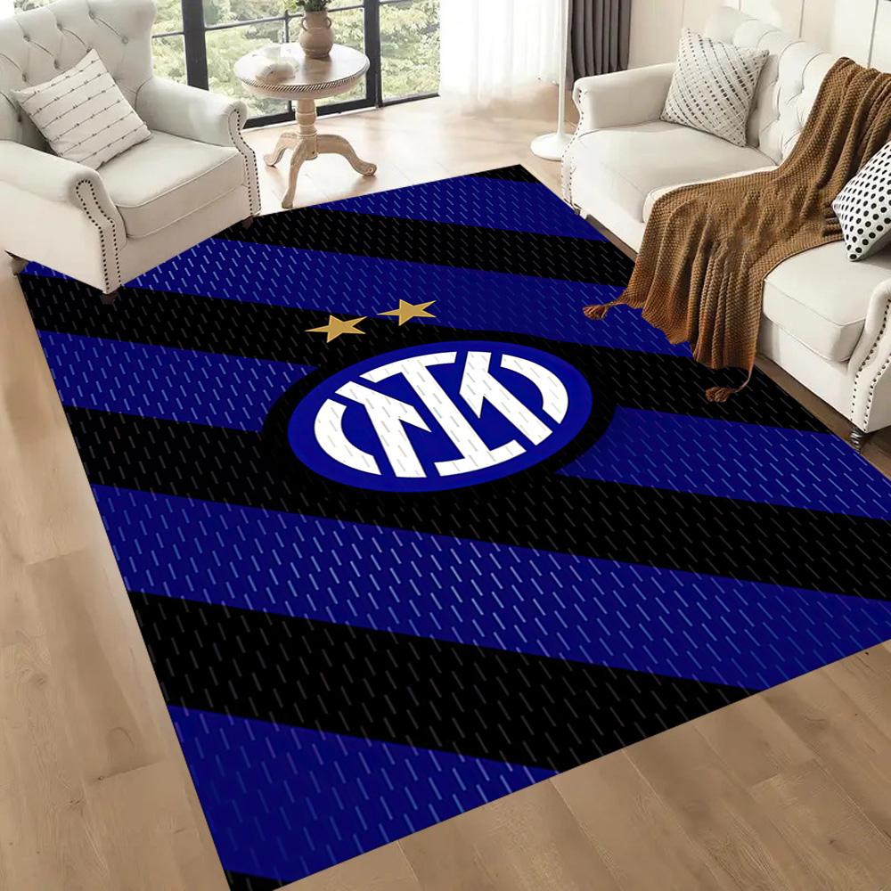 Inter Milan Floor Rug Office Rug Design For Game Room Balcony Hallway Foyer Antislip Rug Office Home Decor Birthdaychristmas Gift