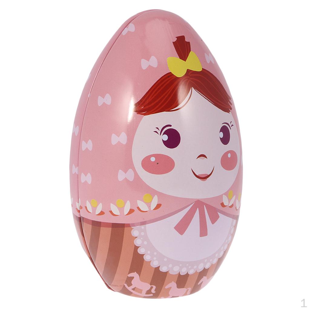 

Easter Egg Metal Storage Box Tin Case #4