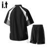 Izzueit Men's Quick-Dry Casual Sportswear Set