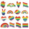10/20Pcs Rainbow Colorful Metal Pins Love Funny Enamel Badge For Backpack Hat Clothes Creative Lapel Brooches Decor Jewelry Gift
