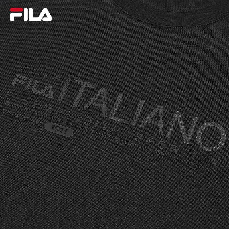 FILA Men's Crew Neck Knit Long Sleeve T-Shirt