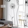 Dandelion Pattern Modern Tulle Curtains for Living Room Bedroom Home Kitchen Window Sheer Curtains