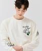 CHASECULT Unisex All-Over Graphic Sweatshirt - Ivory