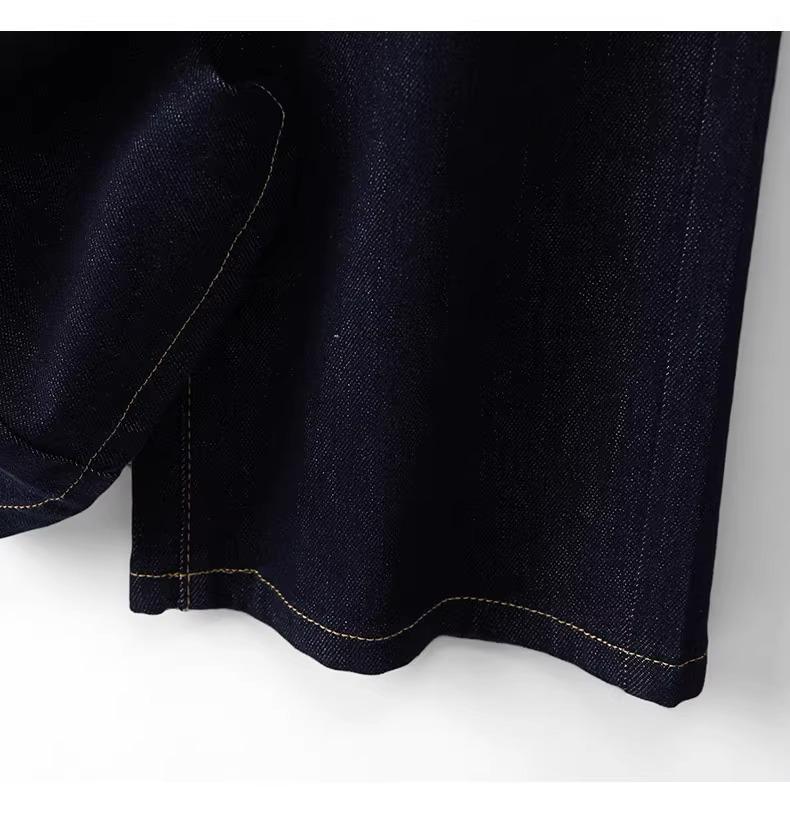 Women's High Waist Retro Slimming Denim Jeans - Blue Wide Leg, Narrow Leg, Loose Fit for Spring and Autumn 2025