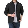 Spring and Autumn Men's Middle and Young Outdoor Casual Jacket Multi-Pocket Hooded Army Green Jacket Large Size Jacket