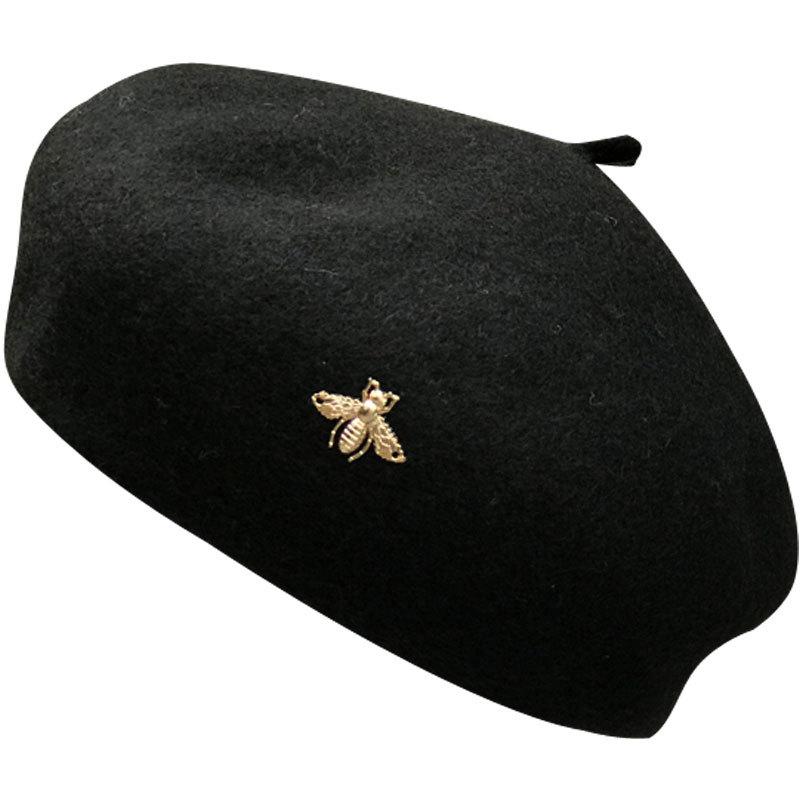 British Woolen Beret Women'S Versatile Elegant Retro Painter'S Hat Newsboy Hat