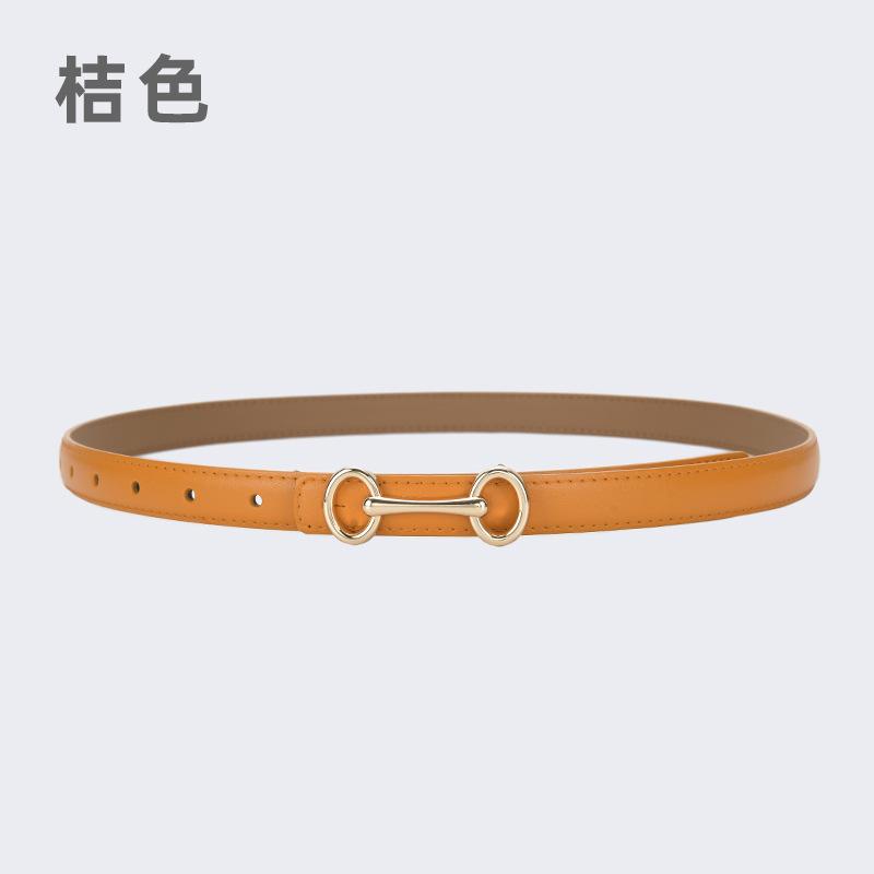 Four Seasons Available New Leather Belt Women'S Simple Fashion Versatile Belt Women'S Jeans Western Pants Paired With Pants Belt