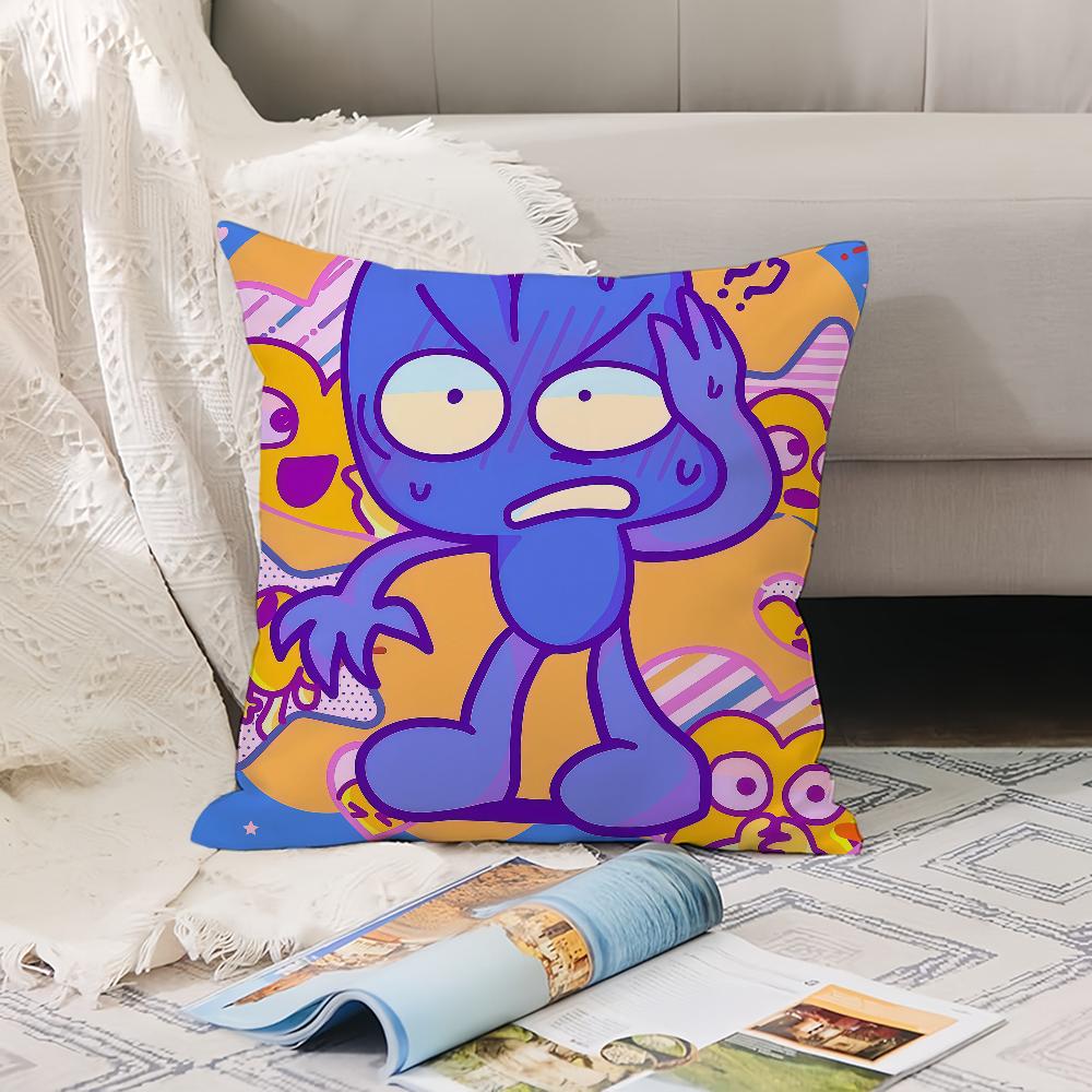 Cartoon Cute B-Bfdi Pillow Case Office Cushions Suitable For Sofa Car Bedroom Decorative Cushion Cover