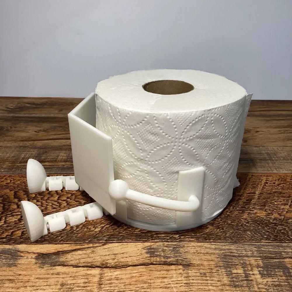 Reusable 3D Printed Tissue Holder Simple Tissue Towel Roll Dispenser Tissue Box