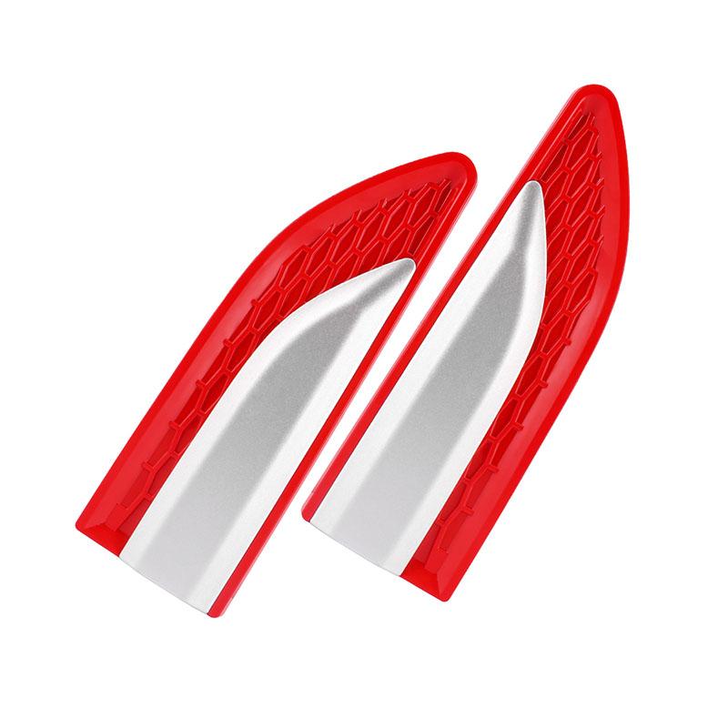 HQKI8 Car Body Fender Modified Side Decoration Stickers Emblem For Skoda octavia 2 a7 a5 rapid fabia yeti superb SCALA Car Accessories