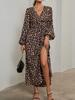 Women's High Slit Lantern Sleeve Dress - Fall/Winter Collection