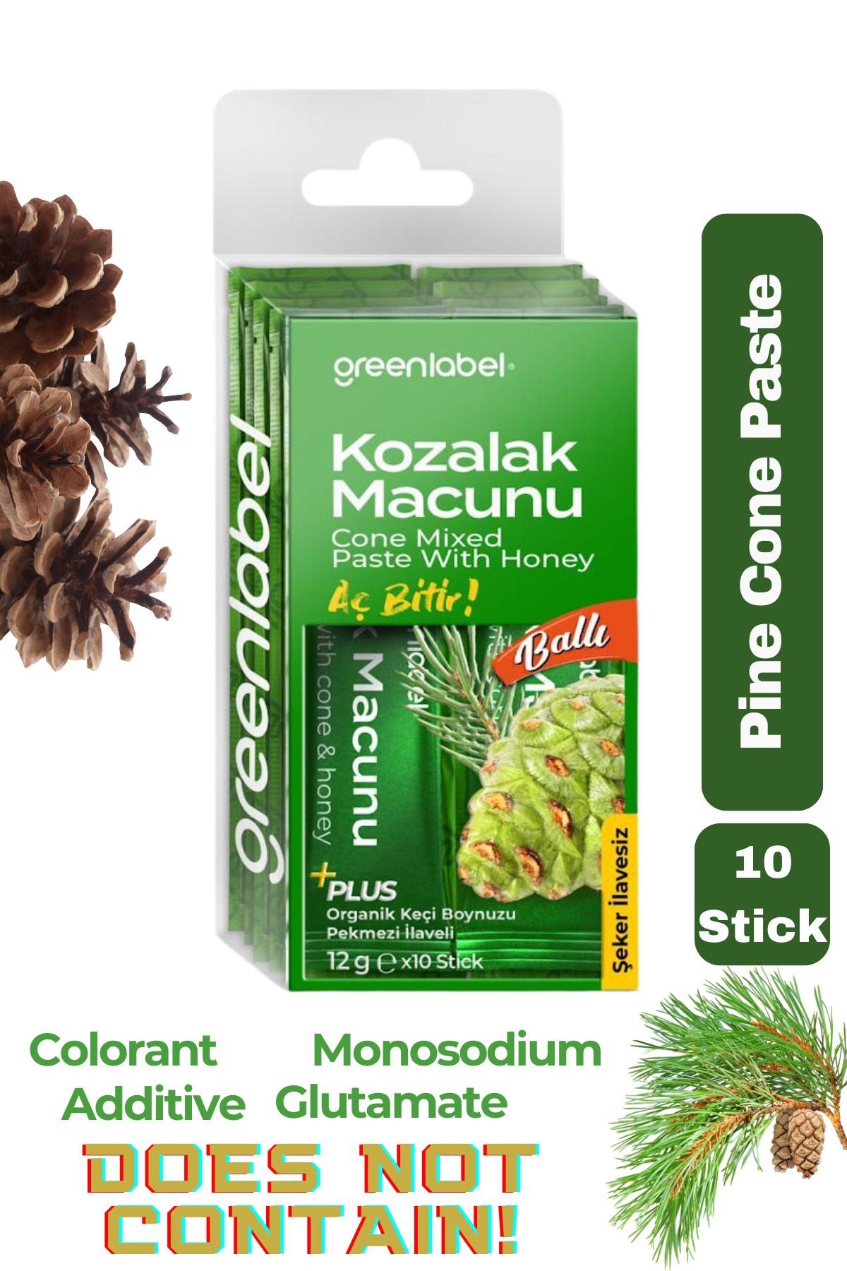 

Greenlabel Pine Cone Paste Honey Stick 12G. 10 шт