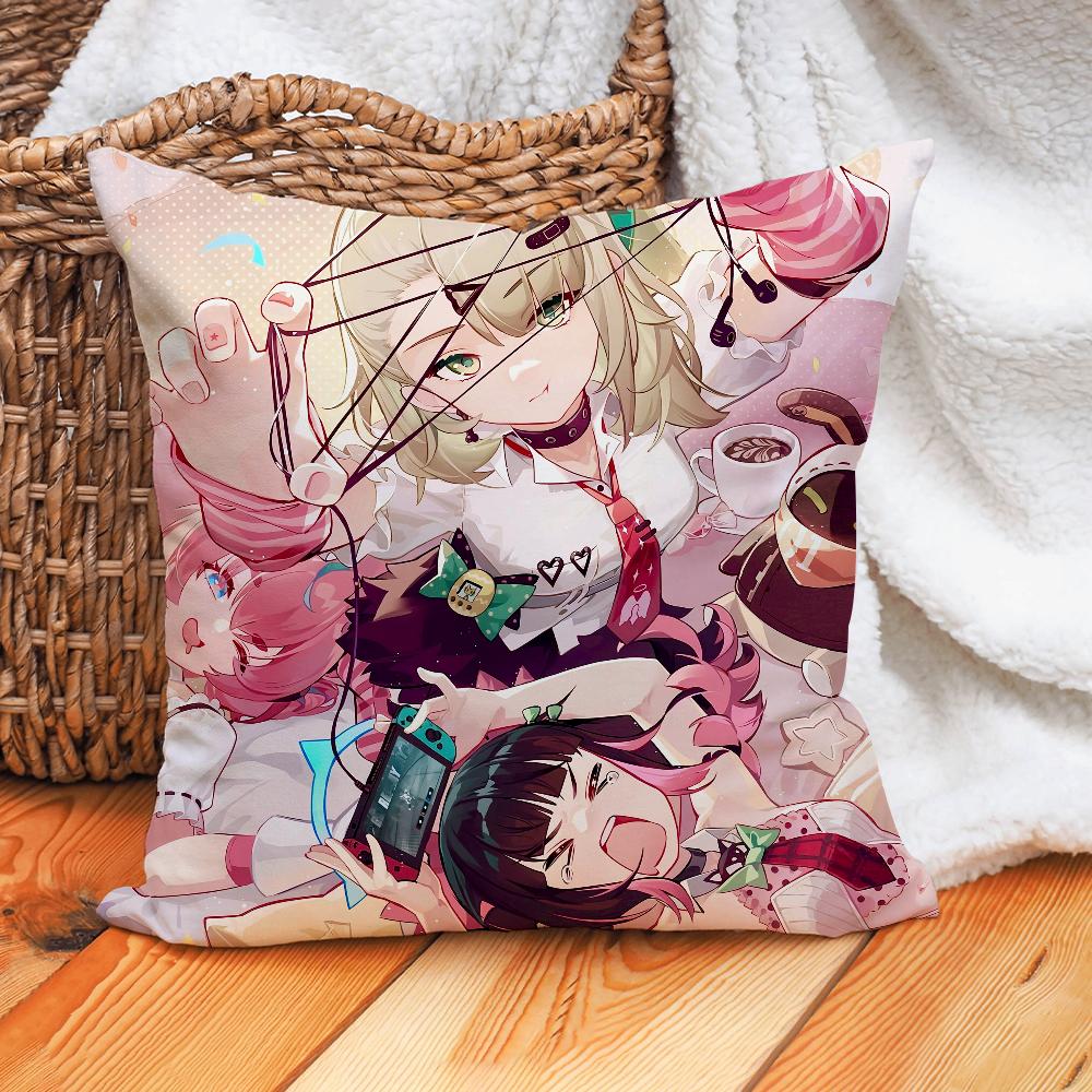 Zenless Zone Zero Angels Of Delusion Aod Pillow Case Home Cushion Cover Suitable For Office Sofa Car Suitable For All Seasons