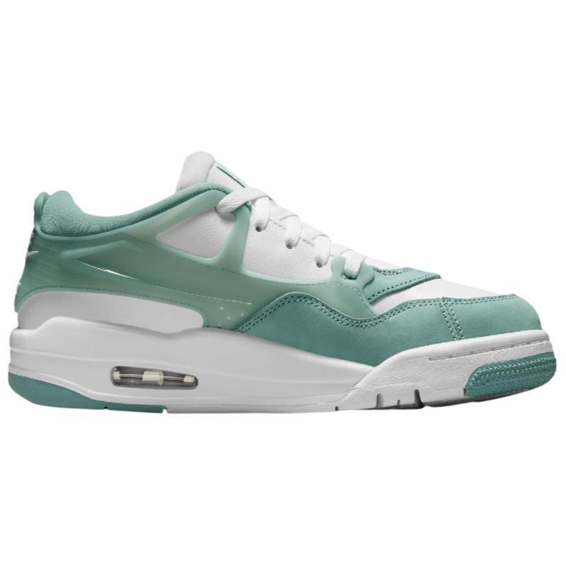 Jordan Air Jordan 4 Anti Slip Wear Resistant Low Top Vintage Basketball Shoes Women's White Green Jordan FQ7940-138