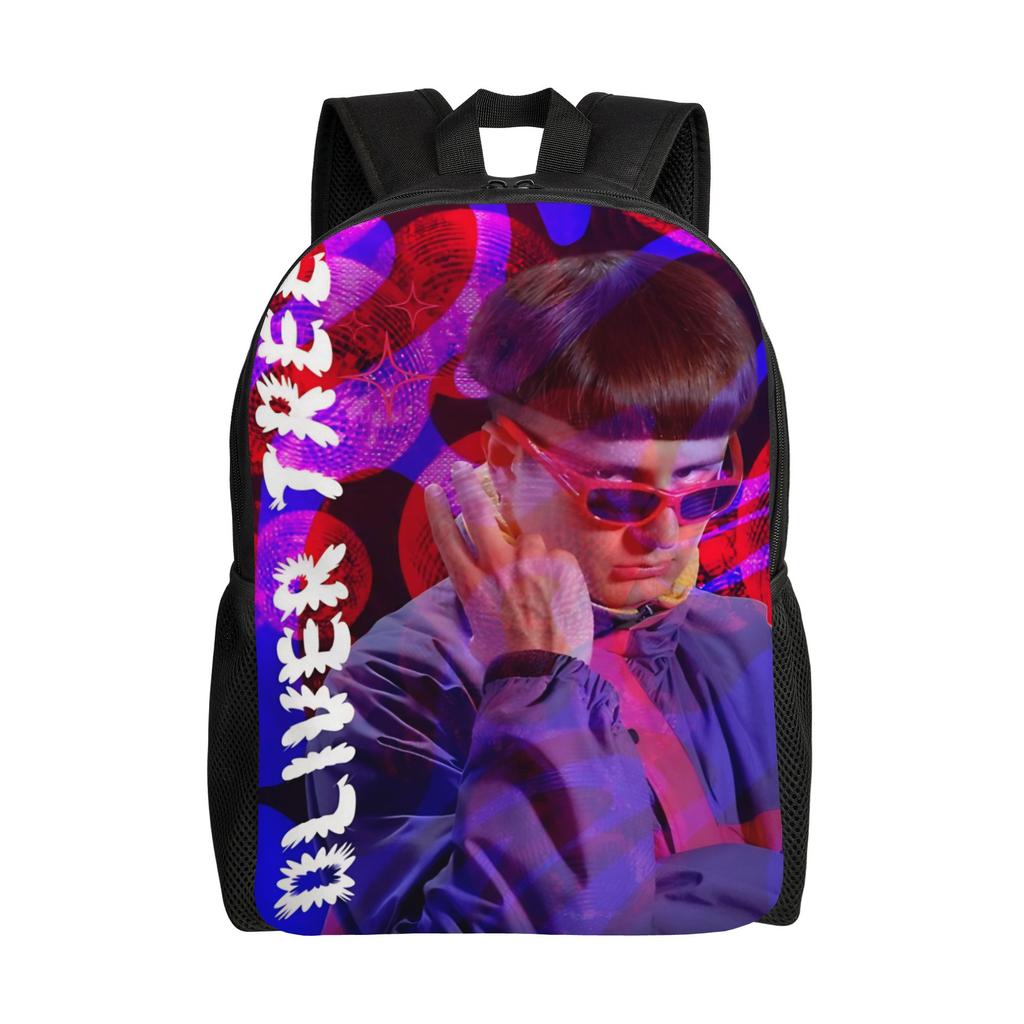 Pink Oliver Tree American Singer Backpack for Men Women Cool Student Work Daypack College Canvas Bags with Pocket