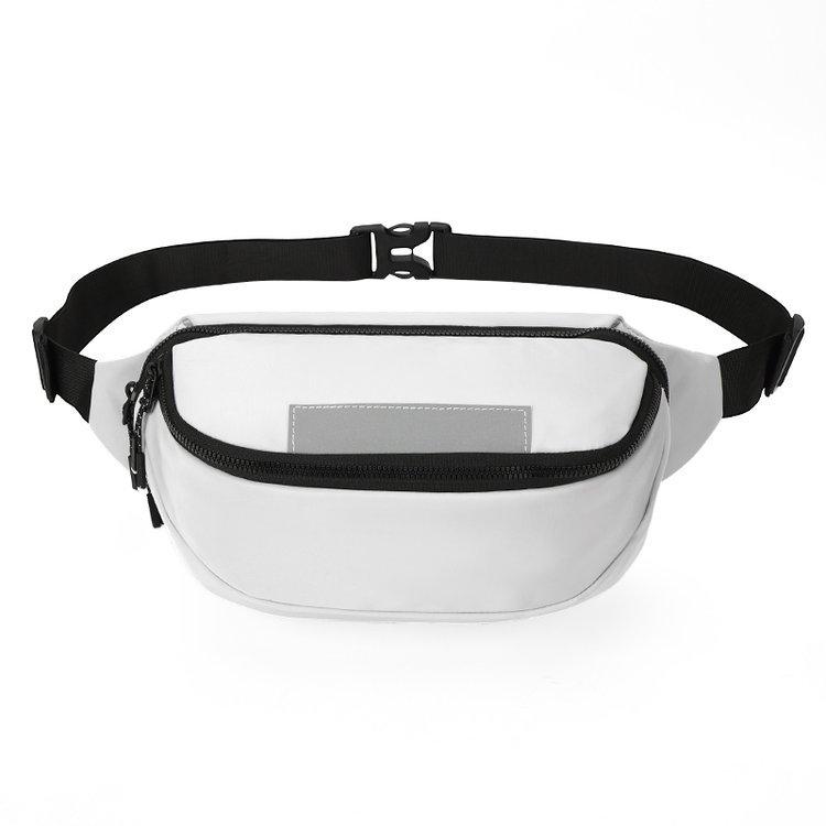 Sports Waist Bag for Men and Women, Casual Canvas Single-shoulder Crossbody Bag, Outdoor Waterproof Chest Bag, Versatile Small Crossbody Bag