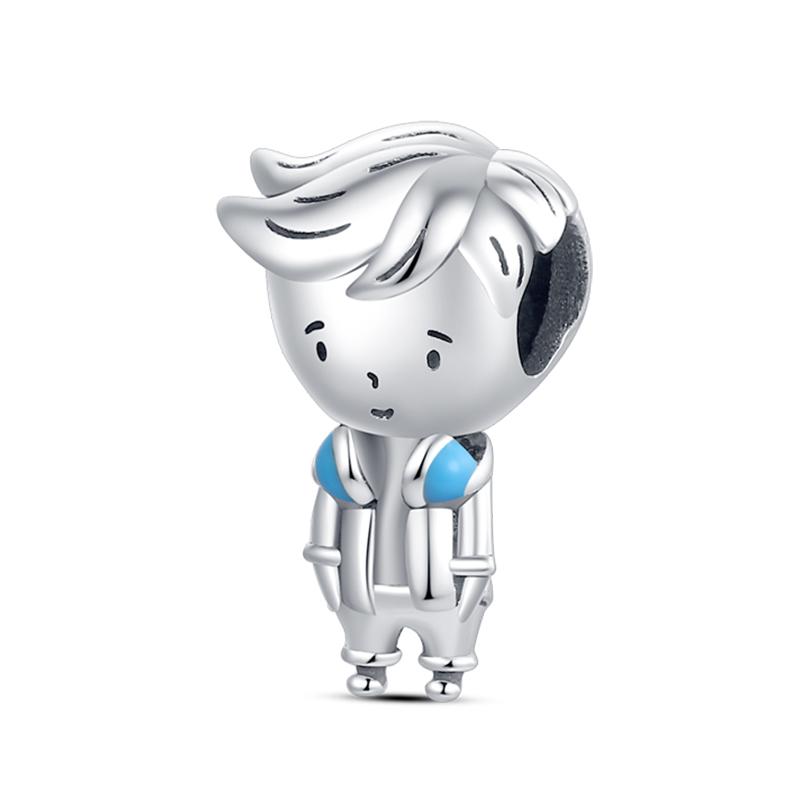copper Happy Dopamine Girl Boy Cat Charm Bead Charms Bead Charms Compatible With 3mm Authentic Bracelets Do It Yourself Jewellery Souvenir Gift Making