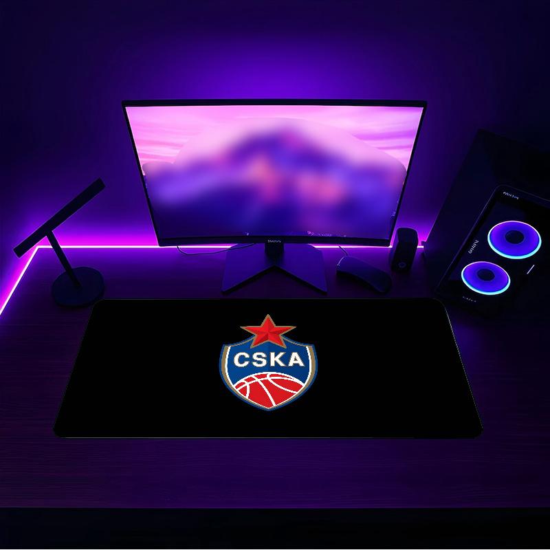 CSKA Maskva (30) Pelės kilimėlis su neslystančiu guminiu pagrindu, tinkantis namų biurams ir idealus dovanų žaidėjams