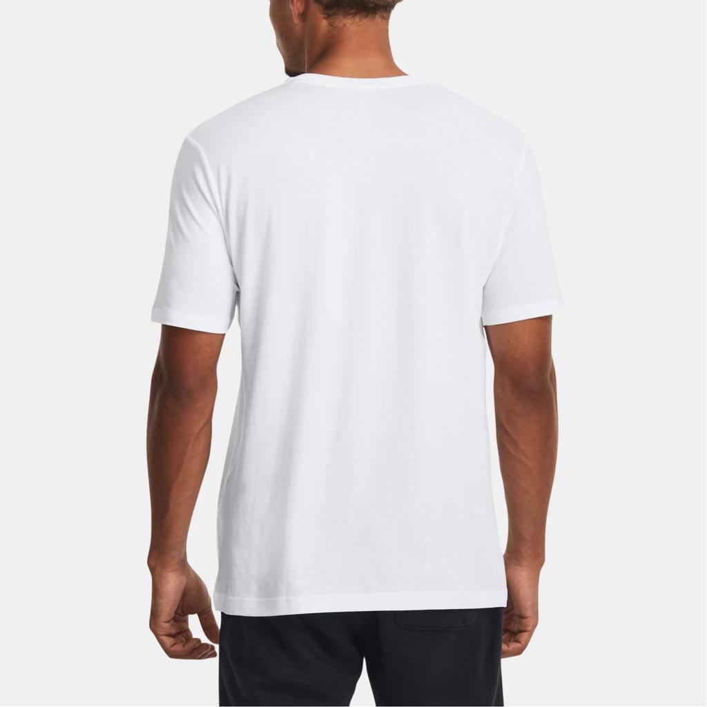 Under Armour Curry Cartoon Character Print Basketball Short Sleeve T-Shirt Men Tops White 1379860-100