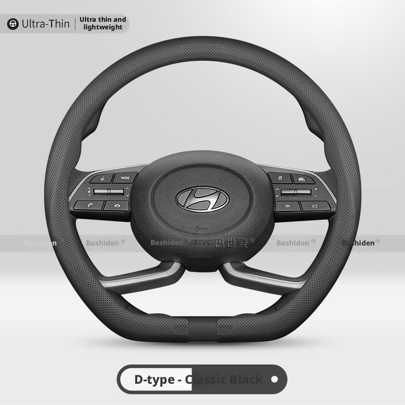 

Compatible with modern Sonata IX35 Santa Fe Elantra FiST Accent Veloster Tucson L Mondeo steering wheel covers and accessories.