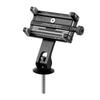 NPY Bike Aluminum Alloy Bike Phone Holder Spiral Telescopic Bicycle Phone Mount Four Claws Lock Phone Holder for 58-88mm Phone