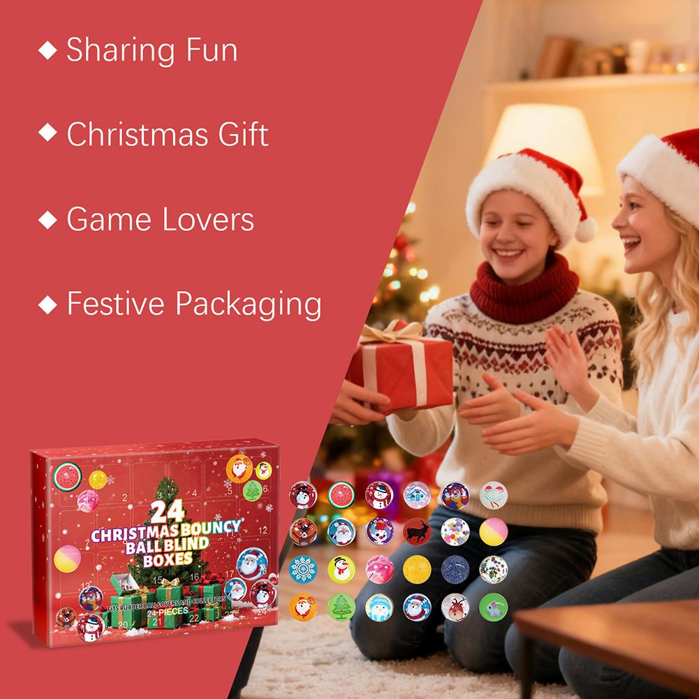 Small Bouncy Balls For Kids 24 Unique Designs Daily Unboxing Fun For Holiday Present Exchange