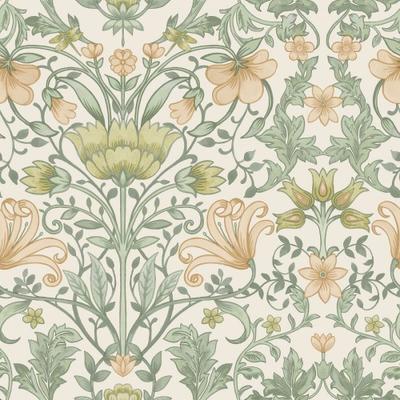 Holden DÃ©cor Eclectic Collection Vintage Floral Wallpaper