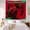 Cristiano Ronaldo Custom Your Name Wall Decor Tapestry Art For Pet Memorial Birthdaywedding Party Backdrop Family Gift