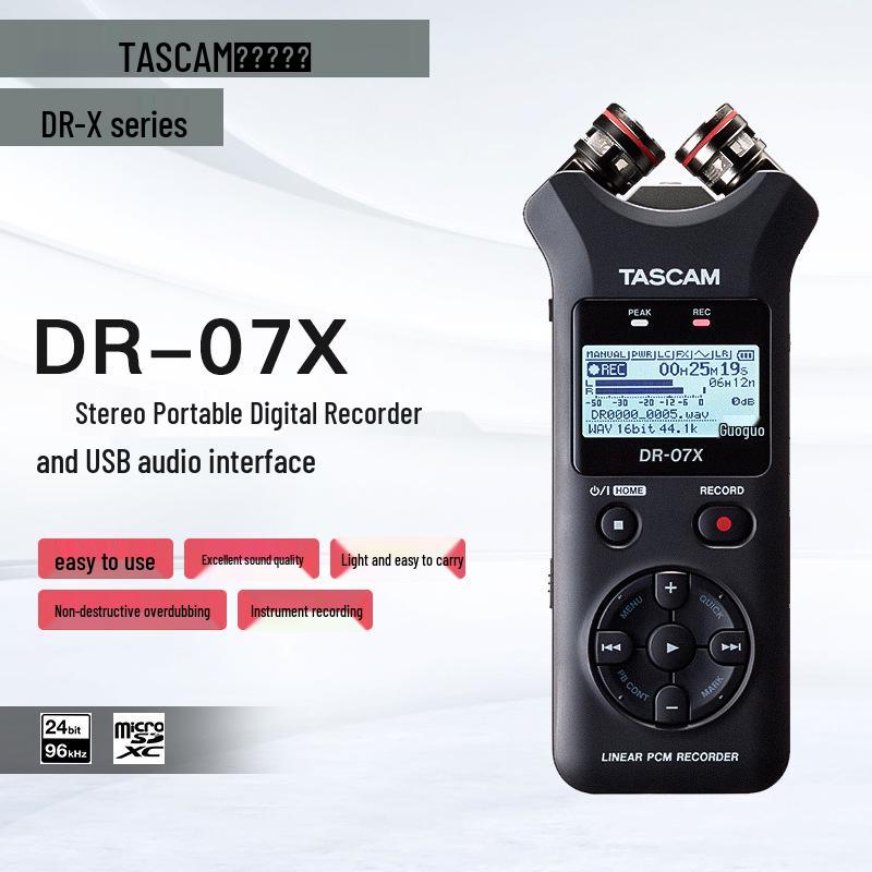 

TASCAM DR-07X: Цифровой диктофон и USB-микрофон для стереозаписи