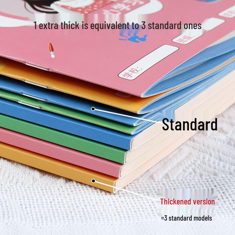 Elementary Homework Notebook for Grades 1-5: Cute Design for Girls