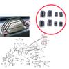 ESR558-2 Front Turn Signal Headlamp Surround Grille Bearing Fender Clamps Bracket Set for Mercedes G Class W460 W461 0009952820 0008111240