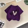Girls' Fashionable T-shirt For Summer, Children's Casual Top