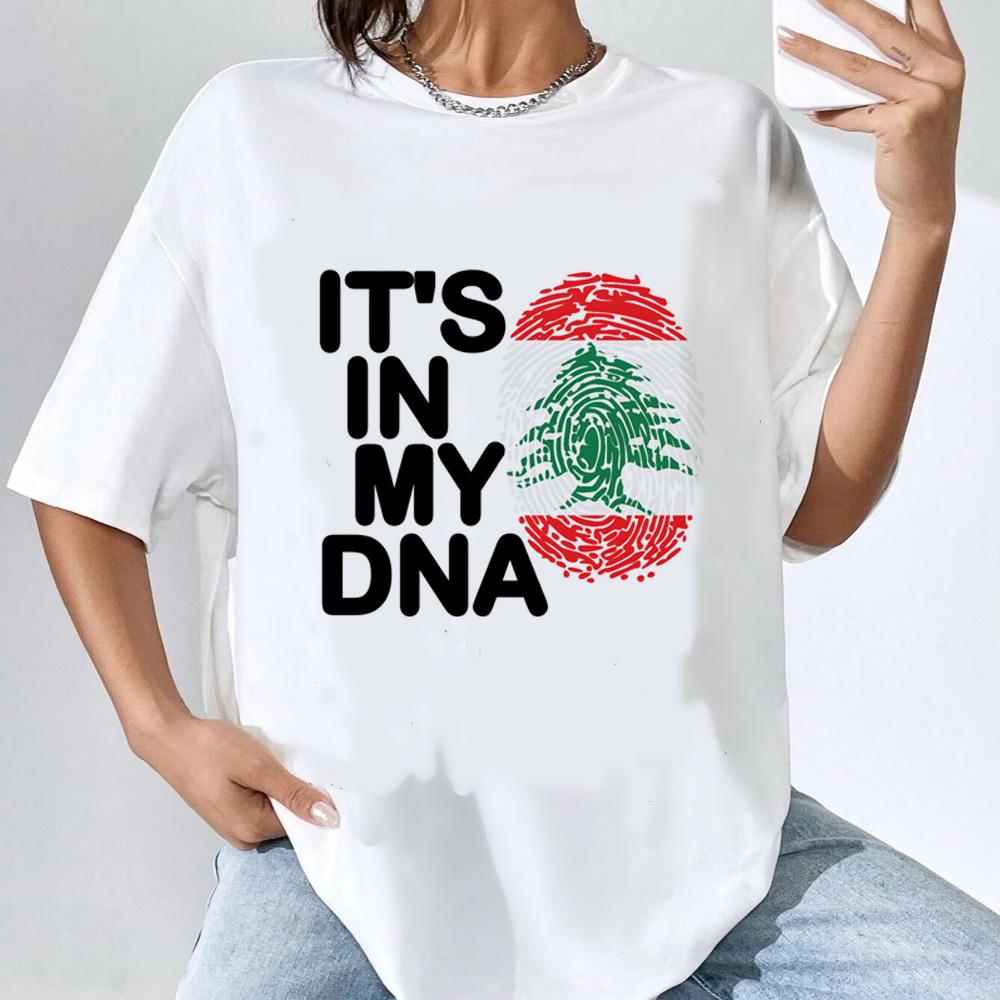 Lebanon tshirt teen aesthetic Pastel Punk Digital Gothic top tees hip hop Trendy harajuku kawaii Punk streetwear