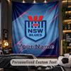 TapestryNSW Blues Logo Custom Name Text Personalized Wall Hanging Tapestry Home Wall Decor