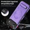 For iPhone Air Case Compatible with MagSafe Kickstand Leather Phone Back Cover