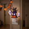 Halloween Night Light Light Plug-in Resin Seesaw Ghost And Dead Tree Child-friendly Lamp Waterproof Spooky Decor for Bedroom Party Ornament Scary